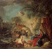 Francois Boucher Rest on the Flight into Egypt oil